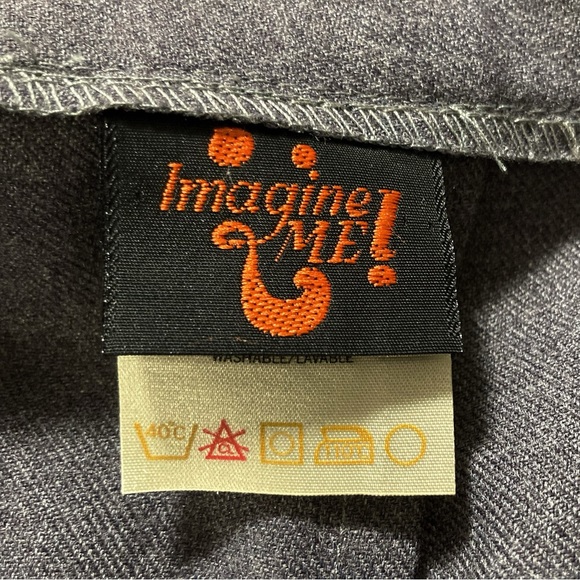 IMAGINE ME! Vintage grey a-line pencil skirt ~ SMALL MEDIUM business suit skirt - Picture 2 of 13